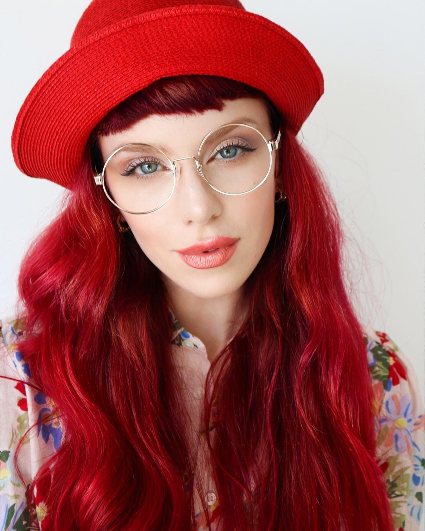 Circle hot sale glasses fashion